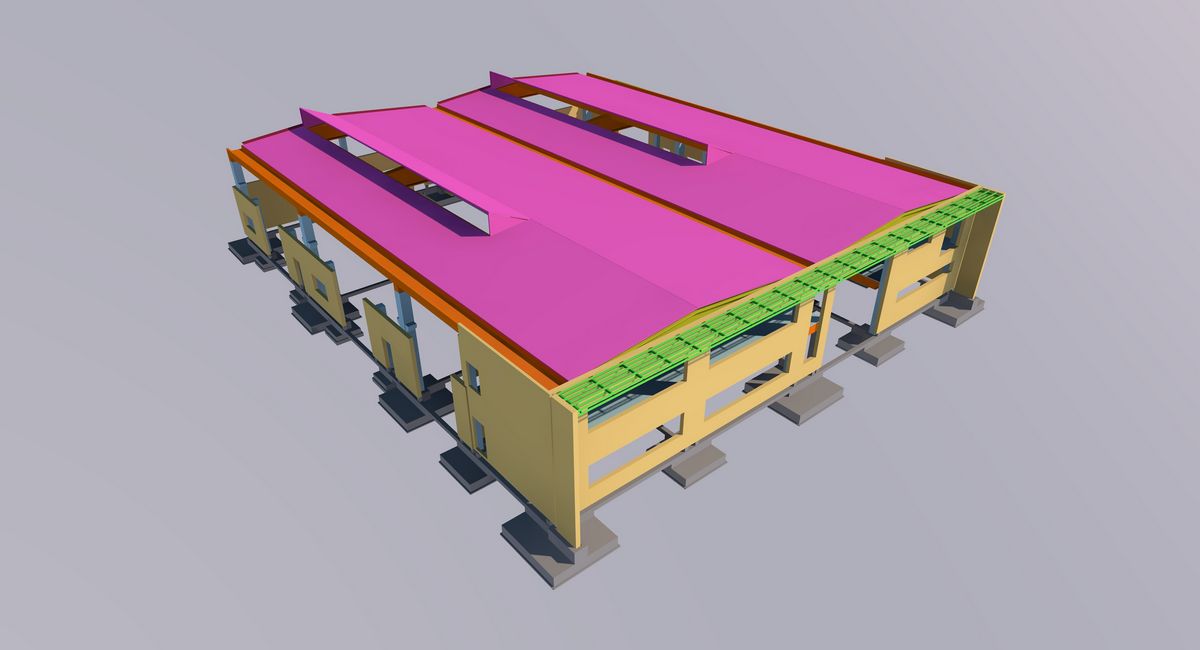 Progetto BIM stabilimento produttivo di meccanica